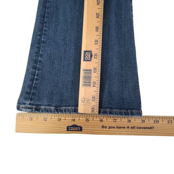 American Eagle Jeans Women 6 28x30 Low Rise Kick Boot Medium Wash VTG * - Picture 14 of 14